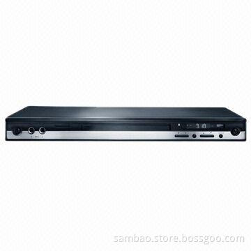 DVD Player with USB Interface, 3-in-1 Card Reader, 2-microphone Jack and CD Ripping Function